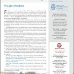 The Gift of Feedback Article Extract – Medi-Clinic Southern Africa Newsletter